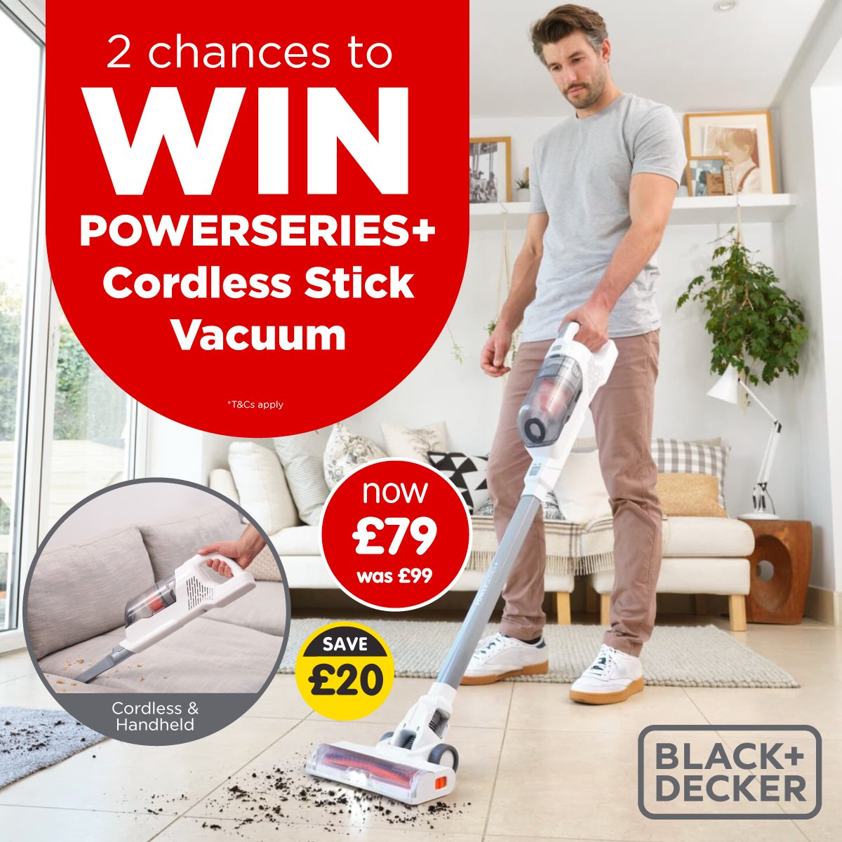 ✨#COMPETITION TIME ✨ We're giving away TWO chances to #WIN a POWERSERIES+ Cordless Stick Vacuum, courtesy of Black & Decker! For a chance to WIN, simply; 1) FOLLOW US 2) RT 3) COMMENT #BMPowerseries Competition ends 9am 30/5/24