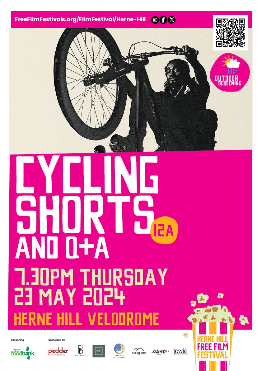 Join us at London’s historic <a href="/HerneHillVel/">Herne Hill Velodrome</a> for an evening of short cycling films. Including Wheels to Waves, Le Coursier and If the Streets Were on Fire. 7:30pm Thursday 23rd May.  There will be a bar and #zerowaste snacks from <a href="/JarrMarket/">Jarr Market</a>