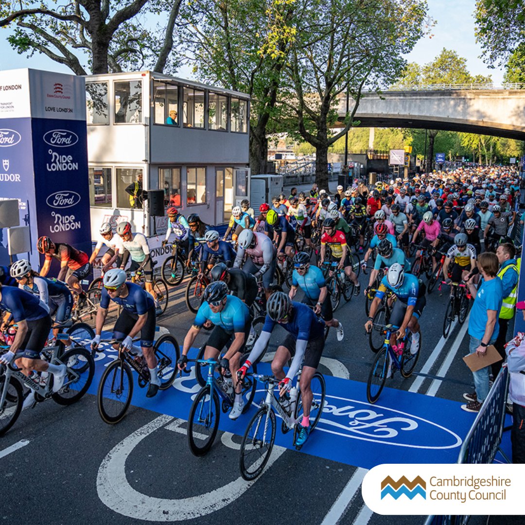 The Ford #RideLondon Classique is riding through our county on Friday 24 May. Please plan your journey on this day to avoid road closures and inconvenience. For more about road closures, see @Cambs_Traffic Check out the race here: ridelondon.co.uk #Cambridgeshire