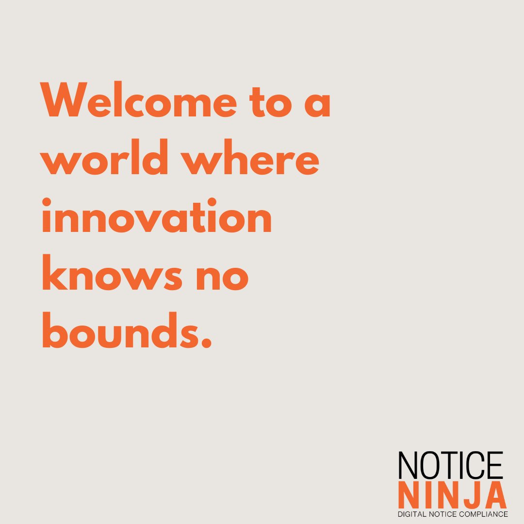 NoticeNinjaInc's tweet image. Welcome to a world where innovation knows no bounds. 🌐

Where cutting edge technology redefines tax operations. ✨

Saving companies time and money. 💰

Join the Tax Revolution with NOTICENINJA.

#taxcompliance #taxoperations #productivity #workflow