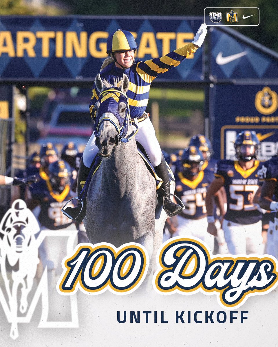 100 Days. 100 Seasons. The Centennial Season Awaits... #GoRacers🏇