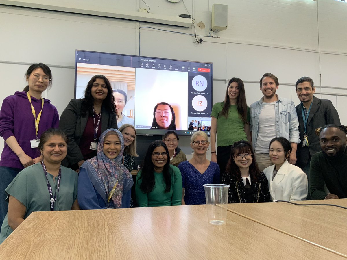 PGR symposium🎉🎉🎉 
Thank you all for your support 
Thanks Mia and Marion for great organizing 
Thanks for two of my supervisors in-person encouragement and one of my supervisors remote continuous guidance 
Love you all ❤️