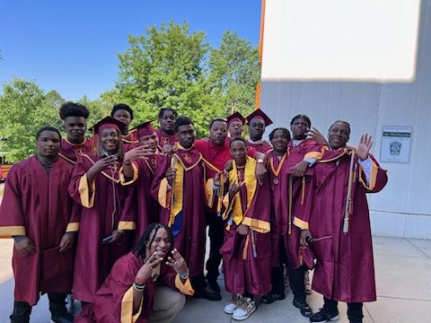 This is how we do it on 801 Glenwood Ave. All 22 senior football players in the class of 24 successfully completed their graduation requirements.# MJJ!ALDAY!