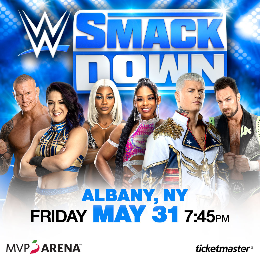 10 days until @WWE SmackDown. Get those tickets ⬇️ mvparena.com/smackdown