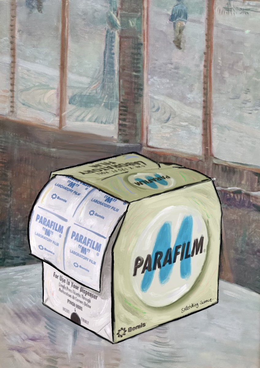 Crafted with a semi-transparent, flexible film that’s ductile and malleable, this artwork embodies the non-toxic, odorless, and self-sealing nature of Parafilm, stretching the boundaries of creativity