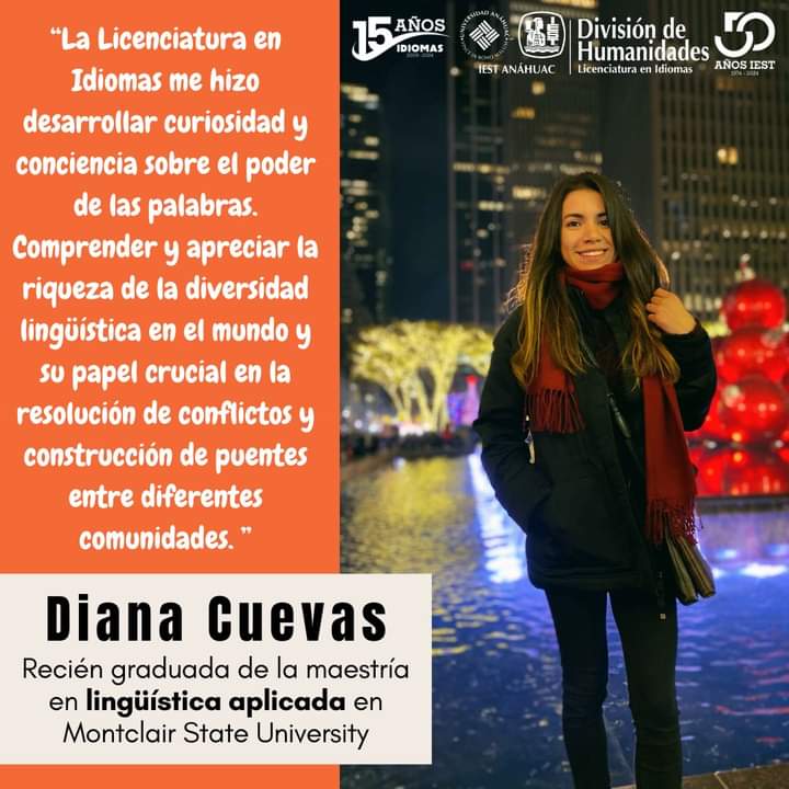 IEST_Idiomas's tweet photo. Descubre el poder de las palabras y la importancia de dominar idiomas para triunfar en la vida. Estudia la Licenciatura en Idiomas @iestanahuac #IdiomasIEST https://t.co/3kUG4o7wde