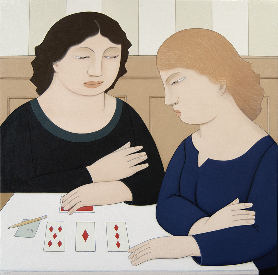 AndrewStevovich's tweet photo. Solo exhibition until 8 June 2024
Clark Gallery
Lincoln, MA

Playing Diamonds, 2024, oil painting, 14" x 14" https://t.co/fo5PChalm4