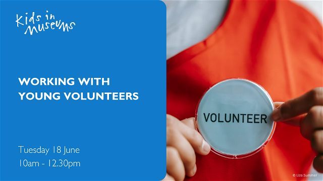 👩‍👩‍👧‍👦  Join @kidsinmuseums on the 18 June, from 10-12.30, for a training webinar entitled Working with Young #Volunteers

💻 This webinar will explore how to engage young volunteers, from recruitment & logistics to safeguarding

🎫 Book at buff.ly/3yBVp0N

#LoVols