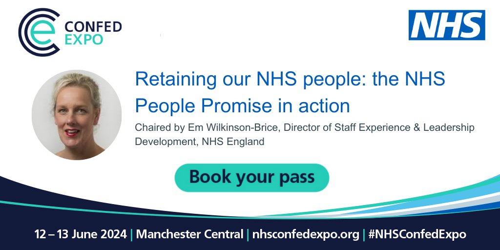 We Are NHS People 💙 (@people_nhs) on Twitter photo Join <a href="/BriceEm/">Em Wilkinson-Brice 💙</a> at #NHSConfedExpo on 12 June at our #PeoplePromiseInAction workshop to take part in discussions on delivering the NHS People Promise, the challenges and opportunities, and the important role that listening tools and workforce metrics play: nhsconfedexpo.org/conference-age… Join <a href="/BriceEm/">Em Wilkinson-Brice 💙</a> at #NHSConfedExpo on 12 June at our #PeoplePromiseInAction workshop to take part in discussions on delivering the NHS People Promise, the challenges and opportunities, and the important role that listening tools and workforce metrics play: nhsconfedexpo.org/conference-age…