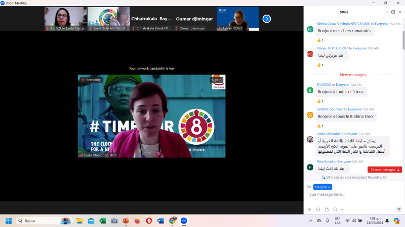 LeonMolina's tweet photo. #21Mayo Pdta de @CentralASI hoy en Webinario Mundial fue Panelista en revisión de #ODS2 #HambreCero en región ALC, en en el marco de la Academia Mundial @ILOACTRAV  y presentó como buena práctica sindical, la canasta de cónsumo minímo  en contexto de emergencia @CSA_TUCA @ituc https://t.co/o1iYsr0diU