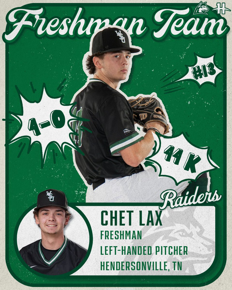 Earning spots on the #HLBASE All-Freshman Team!

#Raidergang | #BuildtheMonster