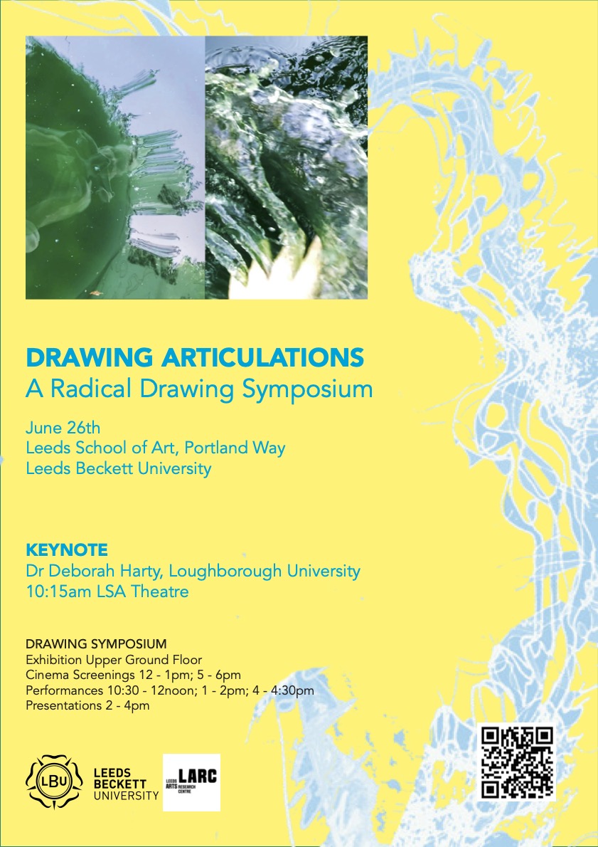 Radical drawing research @leedsbeckett The Radical Drawing Symposium 24👉26.06.24 Panels/Performances/Film & A KN from @DeborahHarty5 @lborouniversity 🎟️shorturl.at/dbQ6d #feminism #postcolonialism #playtheory #activism #criticaltheory #newmaterialism #drawingpractice