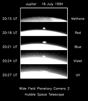 Shoemaker-Levy 9's impact with Jupiter. It's too complex to explain here but if you PayPal me £1,000 and DM me your email, I'll write to you and explain what happened...