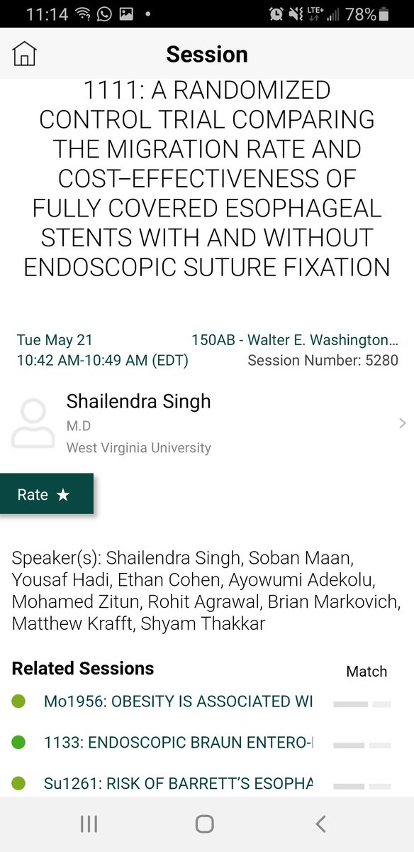 Thoroughly enjoyed listening to my mentor's presentation @shailsingh on the research I was fortunate to be a part of with other colleagues and mentors. Truly honored to call him my mentor. #DDW2024 @wvudeptofmed @RohitAgrawalMD @ShyamTMD @EthanCohenMed @blackingastro @DrZitun