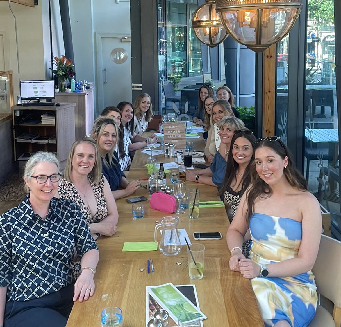 The Ortho therapy team celebrating our OT colleague. Evie has been a valued member of our team for a number of years and we would like to wish her all the best with this next chapter in her life 💚👶🏻 Congratulations to Lizzie on successfully securing this Band 6 OT secondment.