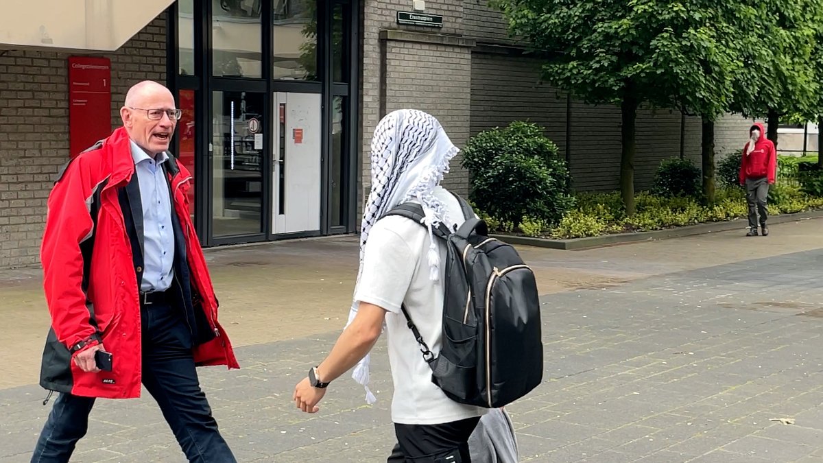 Geen toegang tot universiteitsbibliotheek voor pro-Palestina demonstranten ogld.nl/3qa3