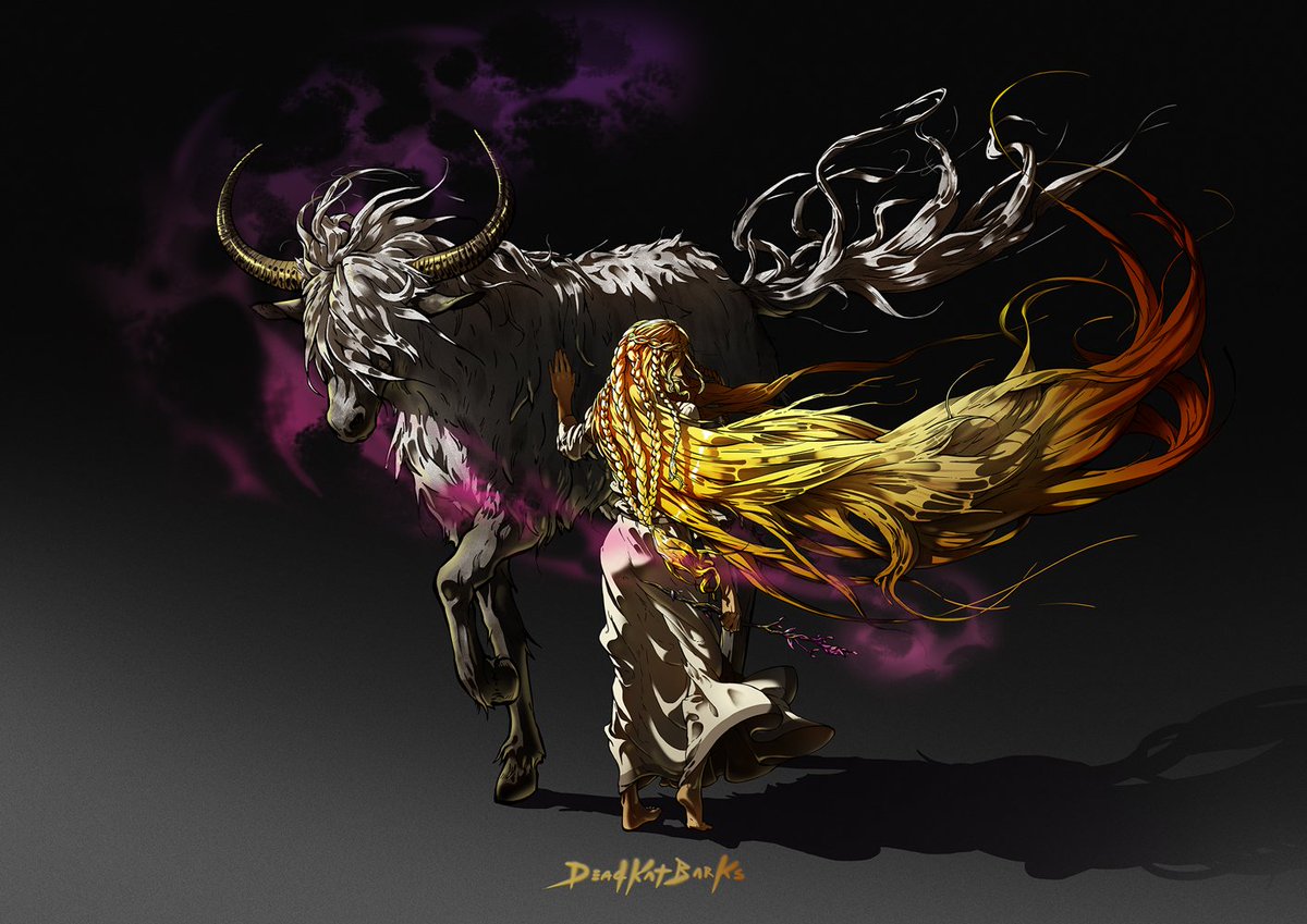 "Pure and radiant, he wields love to shrive clean the hearts of men. There is nothing more terrifying."
#eldenring #ShadowOfTheErdTree #illustration