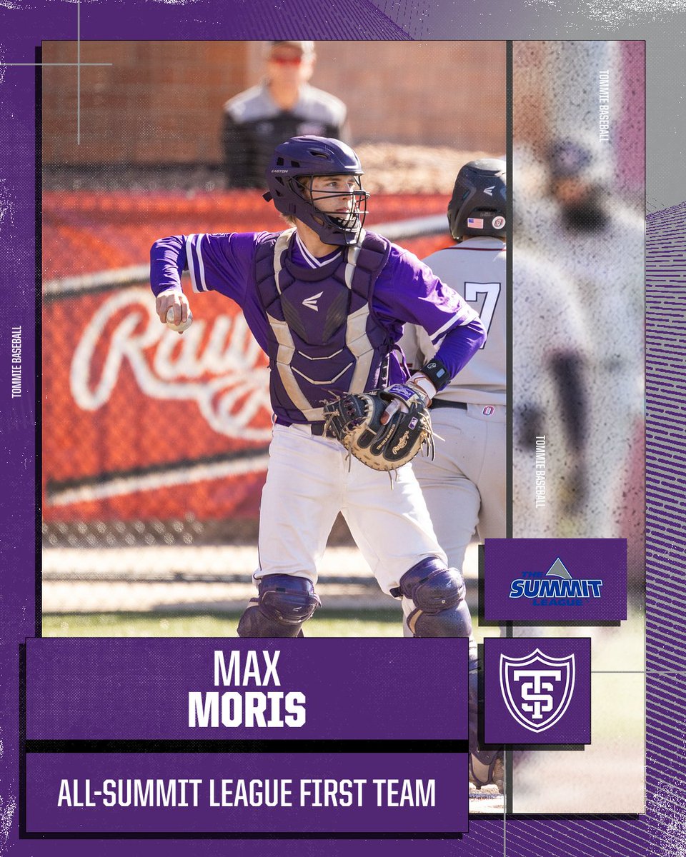 𝘼𝙡𝙡-𝙎𝙪𝙢𝙢𝙞𝙩 𝙇𝙚𝙖𝙜𝙪𝙚 𝙁𝙞𝙧𝙨𝙩 𝙏𝙚𝙖𝙢

➡️ Batted .364 in league games
➡️ Ranked top-five in conference play with 40 hits &amp; 60 total bases

<a href="/maxjmoris/">Max Moris</a> 

#RollToms