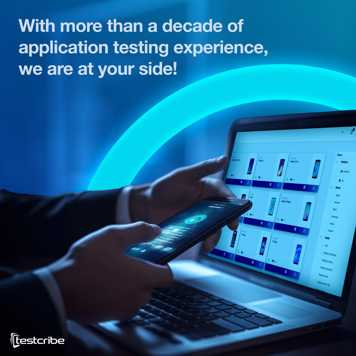 testcribe's tweet photo. With Testcribe, developed by Egem Bilgi's talented and experienced R&amp;D team, mobile application owners have the chance to verify whether their applications work perfectly for the mobile devices owned by their end-user customers. Thus, errors are minimised. #testcribe https://t.co/4vHX75FvAm