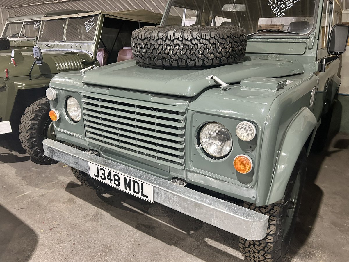 “Do you only sell the old Land Rovers?” No we don’t! We sell all types and sorts, but we also sell 90s and Defenders too! Here’s a few front ends from the showroom today! Which would you choose? #90 #defender #landrover #offroad #4x4 #military #exmilitary #thirsk