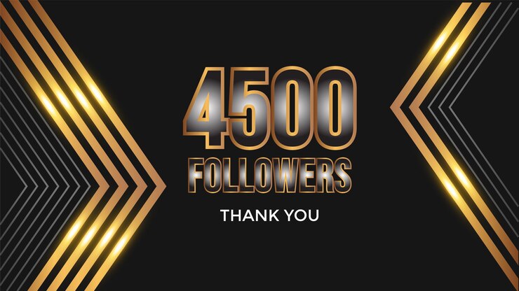 Thanks everyone for 4500 follower's...🥀 💯♥️🥀🎉