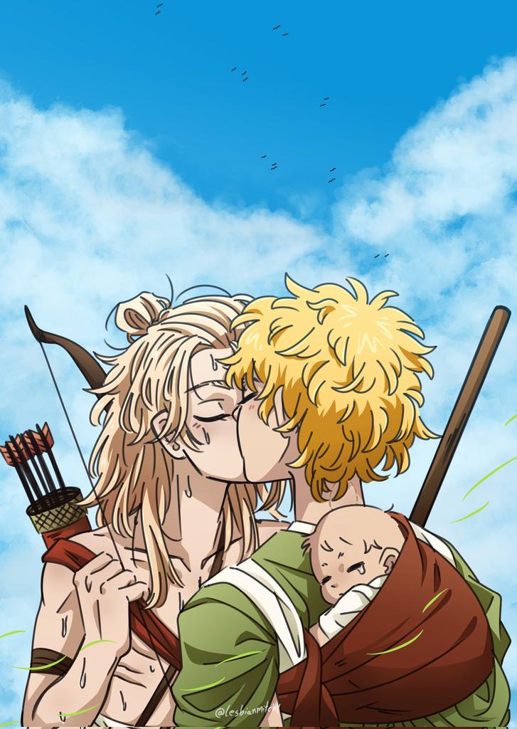 lesbianmitchy's tweet image. que linda família tradicional #maitake #マイ武 🌾🎍