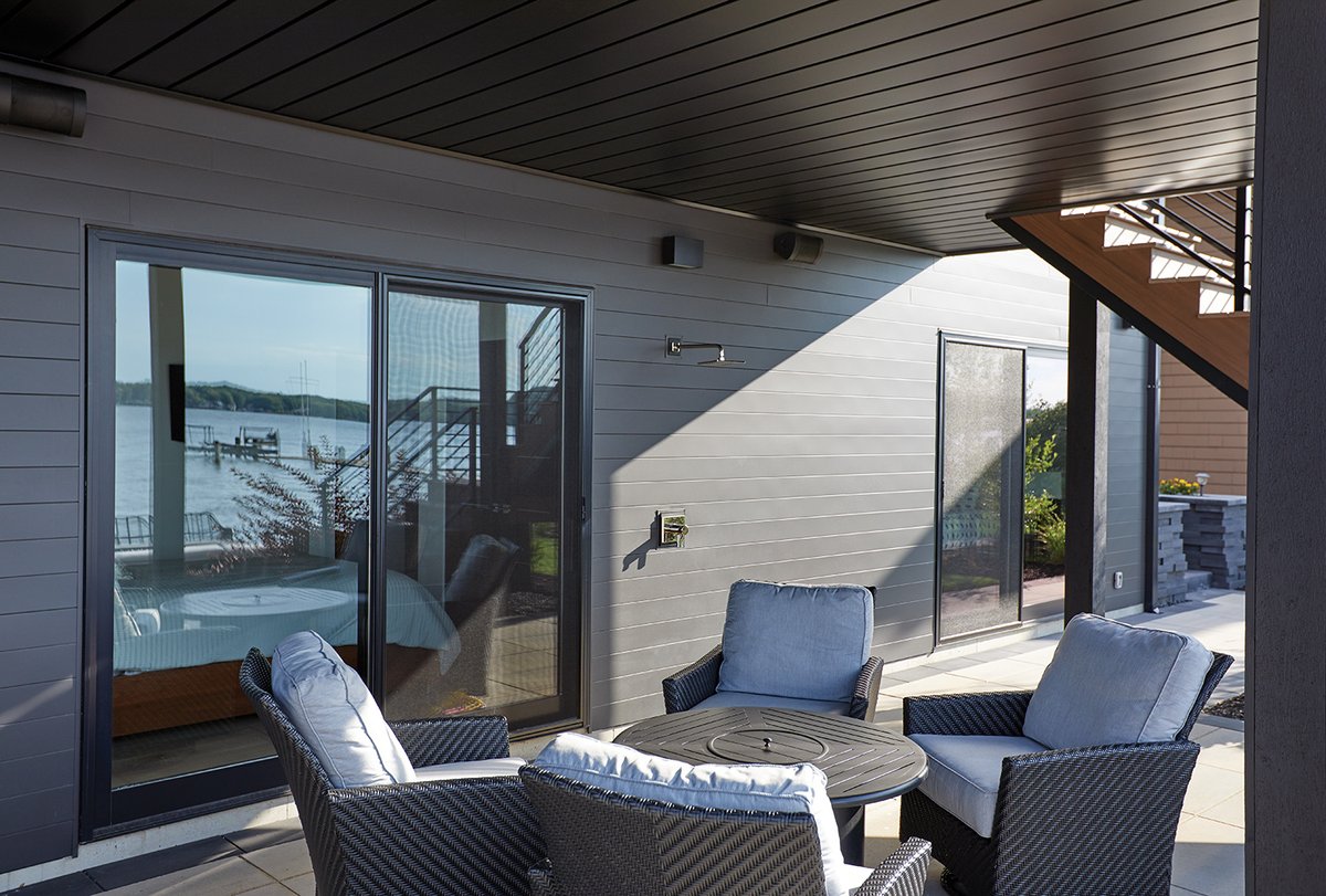 With our aluminum Inside Out Underdecking system, you can create an at home oasis for your clients that offers year round protection, keeping the area beneath the deck dry.
hubs.li/Q02xZSmQ0

#Underdecking #DeckingContractors #GeneralContractors #DeckingProjects #Builders
