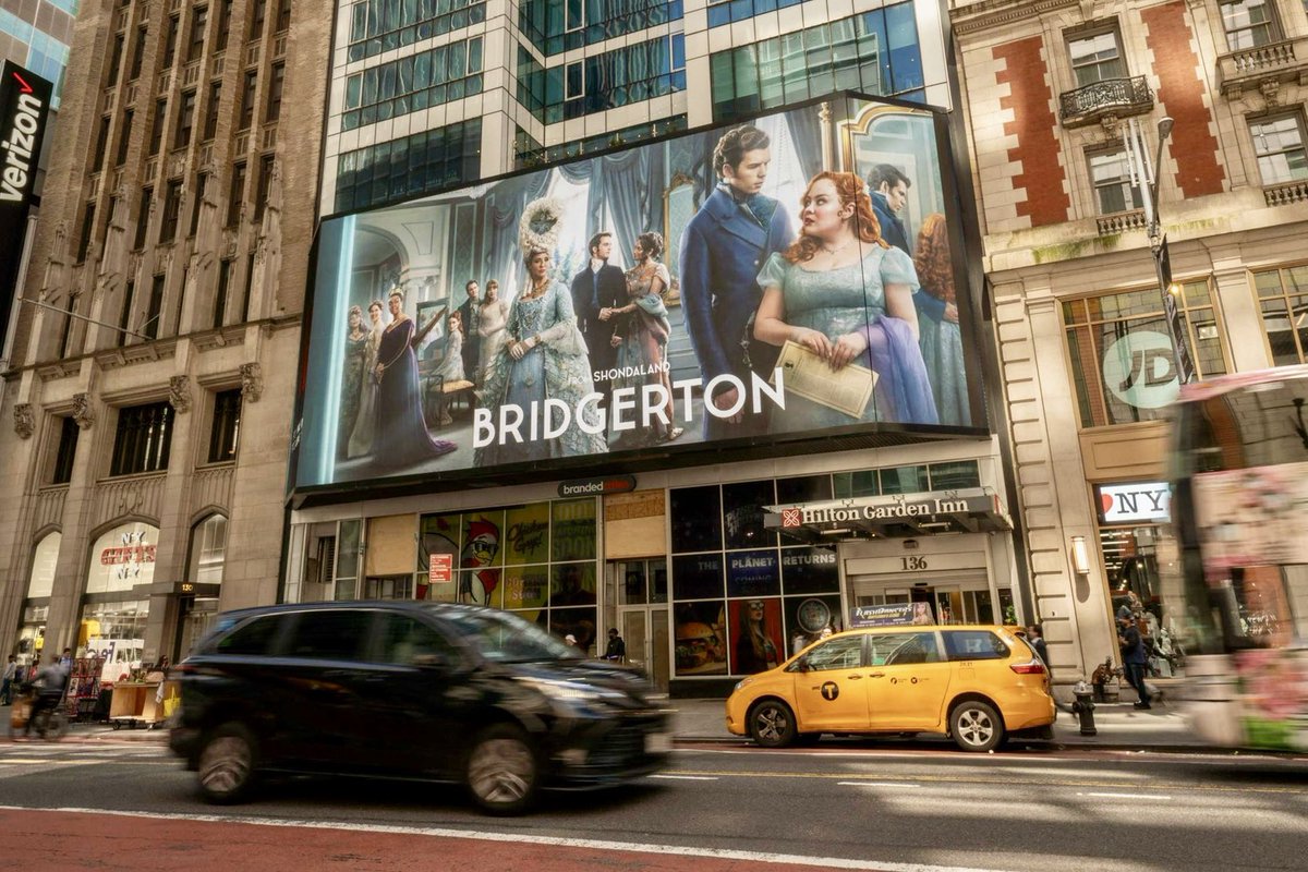 Like the rest of the world, our Bryant Park Digital spectacular has caught the Bridgerton fever and can’t wait for Part 2. 

#ooh #outofhome #netflix #bridgerton #dooh #BryantPark #BryantParkDigital #NYC #Manhattan #iconic #spectacular