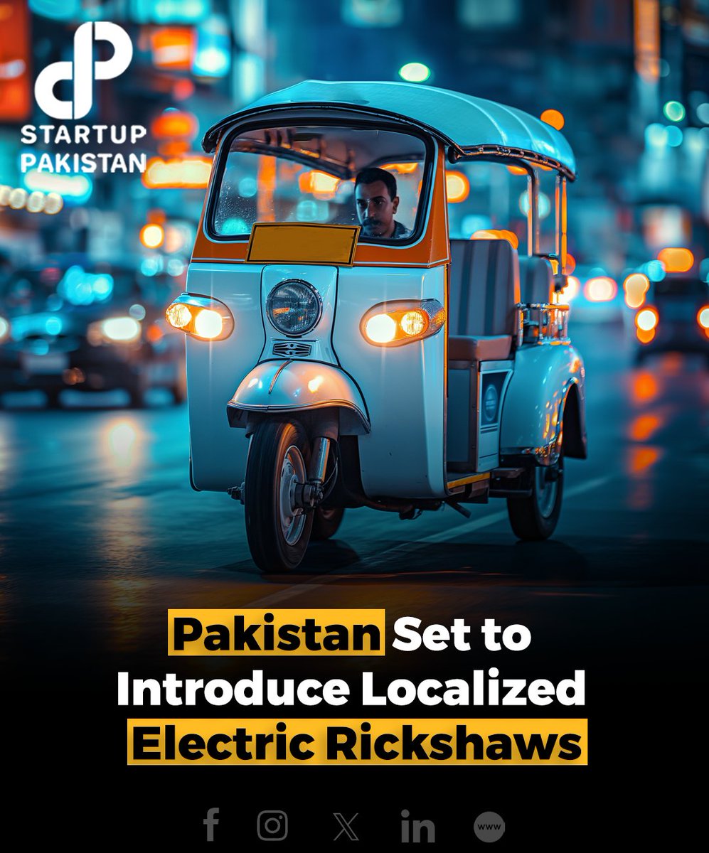 Pakistan is set to launch localized electric rickshaws in the coming months, aiming to reduce prices to around Rs400,000-500,000 per unit in the local market. 

#Pakistan #EV #Rickshaws #ElectricRickshaws #Electricvehicles