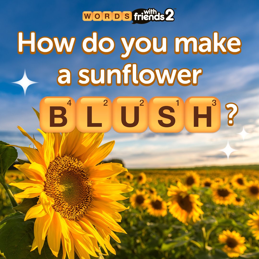 Our brains are WILTING trying to solve this #riddle, Wordies! 🥀 

Comment your answers below and discover more word puzzles with Words With Friends 2 now: play.wordswithfriends.com/kfET/WordRiddl…

#wordswithfriends #wordgames #trainyourbrain #brainteaser #flowers