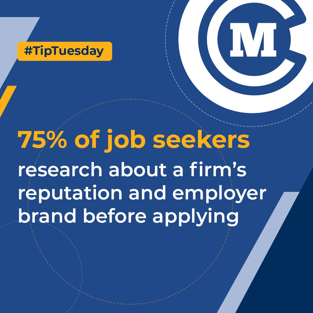#TipTuesday Your business #reputation matters! What are potential employees going to find when they research your company? 

#ICYMI check out the recording for our May #webinar to learn how to build your #employerbrand: ow.ly/bE8n50RPaNY