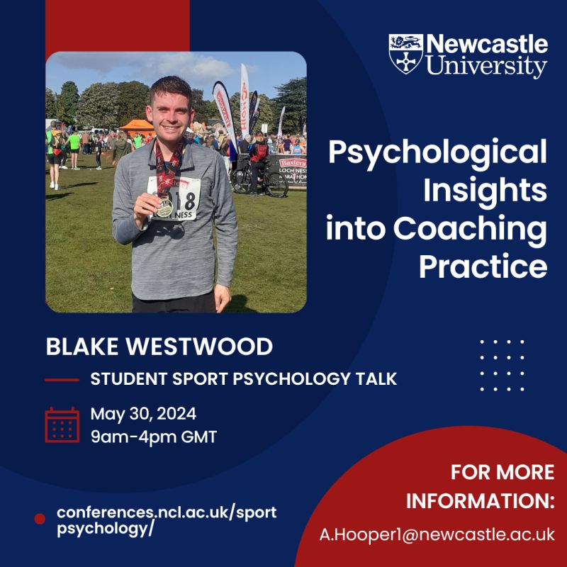 Psychological Insights Into Coaching Practice (@psychologicali7) on Twitter photo CONFIRMED SPEAKER: Blake Westwood
Blake is the second of our student speakers, set to join us at Newcastle in September for his PhD!
Want to hear some fabulous speakers? Register here: forms.office.com/e/JPHk47EXPJ
#PIICP24 #sportpsychology #compassion
<a href="/BPS_DSEP/">BPS Sport & Exercise Psychology (DSEP)</a> <a href="/BASES_Psy/">CASES Division of Psychology</a> CONFIRMED SPEAKER: Blake Westwood
Blake is the second of our student speakers, set to join us at Newcastle in September for his PhD!
Want to hear some fabulous speakers? Register here: forms.office.com/e/JPHk47EXPJ
#PIICP24 #sportpsychology #compassion
<a href="/BPS_DSEP/">BPS Sport & Exercise Psychology (DSEP)</a> <a href="/BASES_Psy/">CASES Division of Psychology</a>