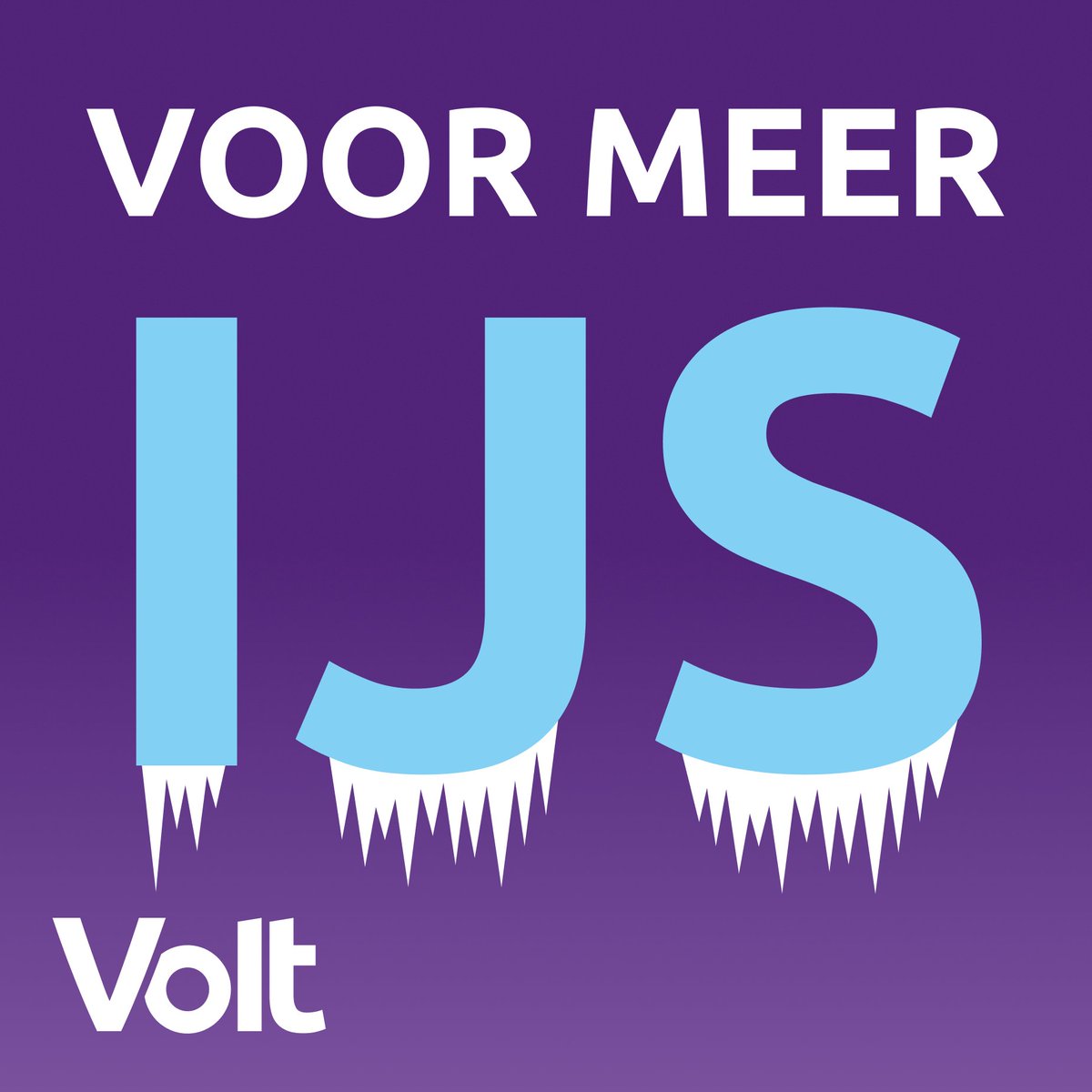 🍦 Meer ijsjes? Meer ijs?

🧊 Ja! Maar ook meer gletsjers. Want de aarde warmt op. Niets doen is ook een keuze, dus laten we kiezen voor de duurzame oplossingen.

🍃 Volt wilt klimaatneutraal tegen 2040, o.a. door investeringen in openbaar vervoer.

#StemVolt