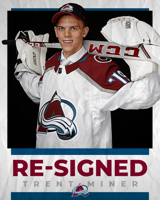 Re-signed Trent Miner.