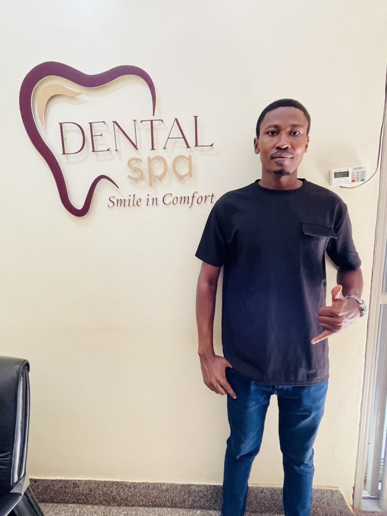 Today I visited the best dental clinic in Kampala and I can now smile in comfort 😁