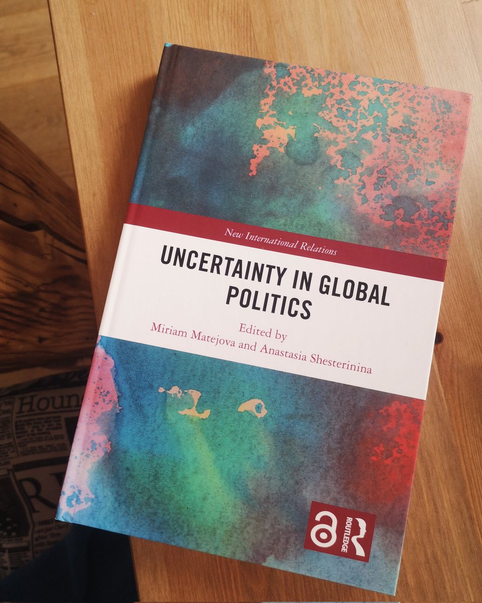 MiriamMatej's tweet photo. I love receiving books in the mail. Thanks, @AShesterinina and all the contributors for this journey. #UiGP @routledgebooks https://t.co/OiSwwgjxkp