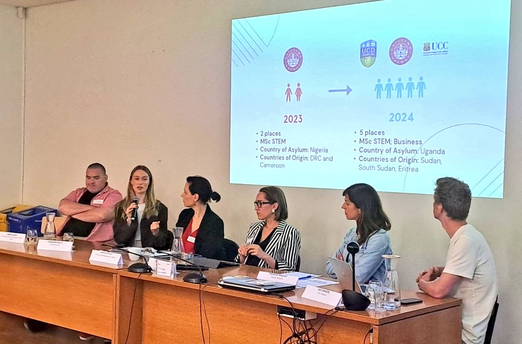 NascIreland's tweet photo. 📍 Tessa is representing Nasc in Lisbon this week, for discussions on the EU-Passworld project and #educationpathways.
🇮🇪 Joined by project participants from around the world, including Aoibhinn from @UNHCRIreland and Barry from the Irish gov's Refugee Protection programme. https://t.co/ch2XHVRSWy