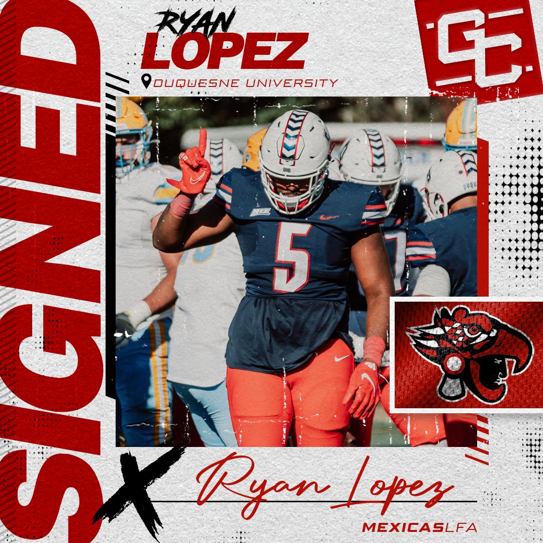 Congratulations to our #TGCathlete DL Ryan Lopez for signing with the Mexicas of the LFA. Ryan will bring size, youth and disruption to the Mexicas upfront. #thegridironcrew #LFA #mexico🇲🇽 #playoffs #mexicocity #SangreMexica