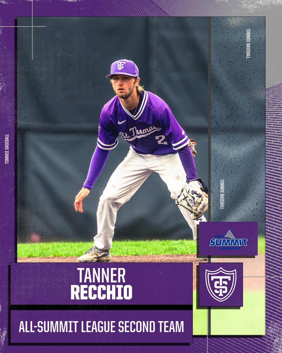 St. Thomas Baseball (@tommiebase) on Twitter photo ๐ผ๐ก๐ก-๐๐ช๐ข๐ข๐๐ฉ ๐๐๐๐๐ช๐ ๐๐๐๐ค๐ฃ๐ ๐๐๐๐ข
โก๏ธTotaled 16 stolen bases and six doubles in his first season in Purple
<a href="/RecchioTanner/">Tanner Recchio</a>
#RollToms ๐ผ๐ก๐ก-๐๐ช๐ข๐ข๐๐ฉ ๐๐๐๐๐ช๐ ๐๐๐๐ค๐ฃ๐ ๐๐๐๐ข
โก๏ธTotaled 16 stolen bases and six doubles in his first season in Purple
<a href="/RecchioTanner/">Tanner Recchio</a>
#RollToms