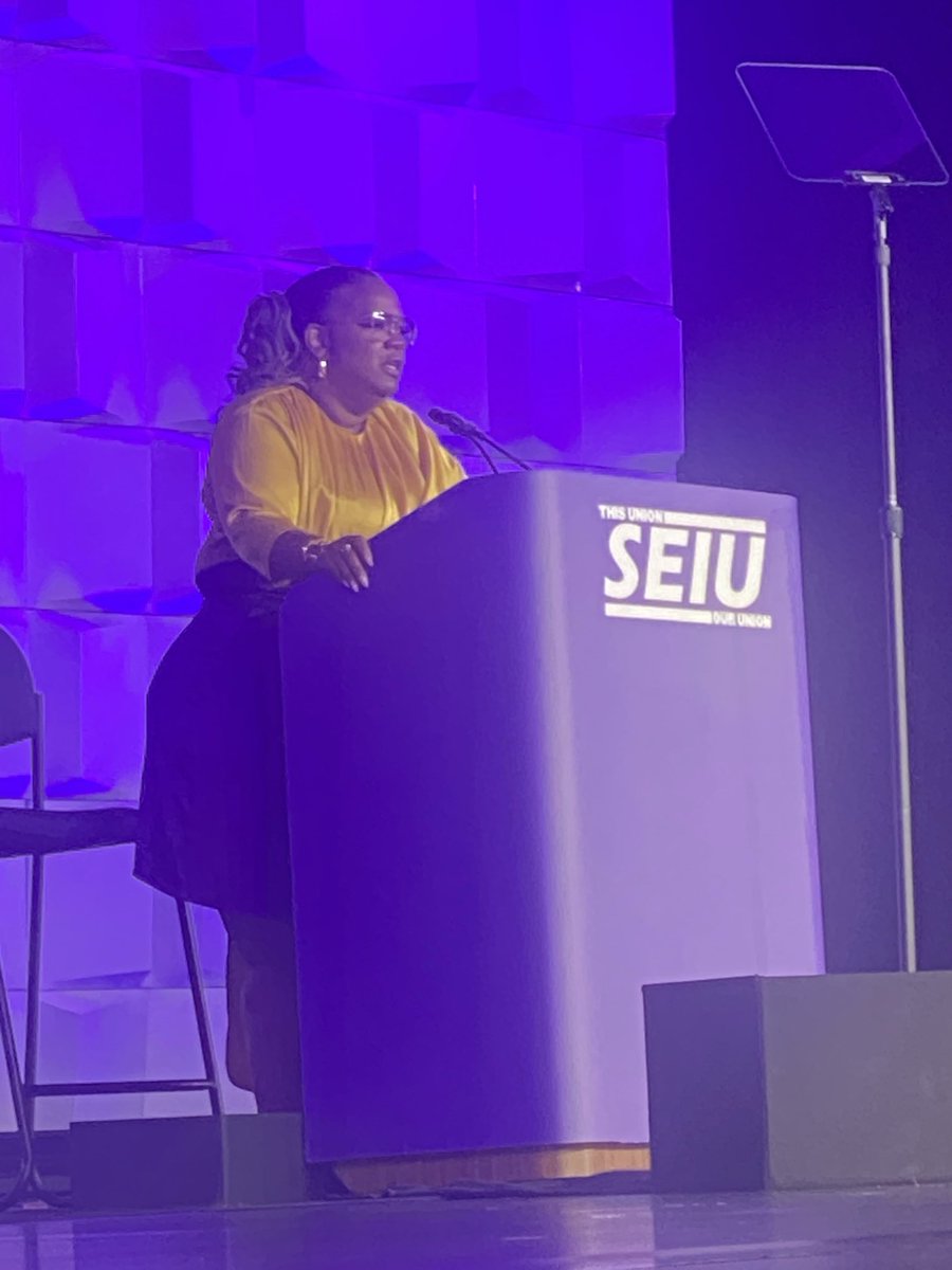 Fired up as my sister ⁦@aprildverrett⁩ makes labor history as first black Pres of ⁦@SEIU⁩ (my old home!) A true and brilliant organizer for all workers who will help to build a more just and inclusive America. americanprogress.org/press/statemen…