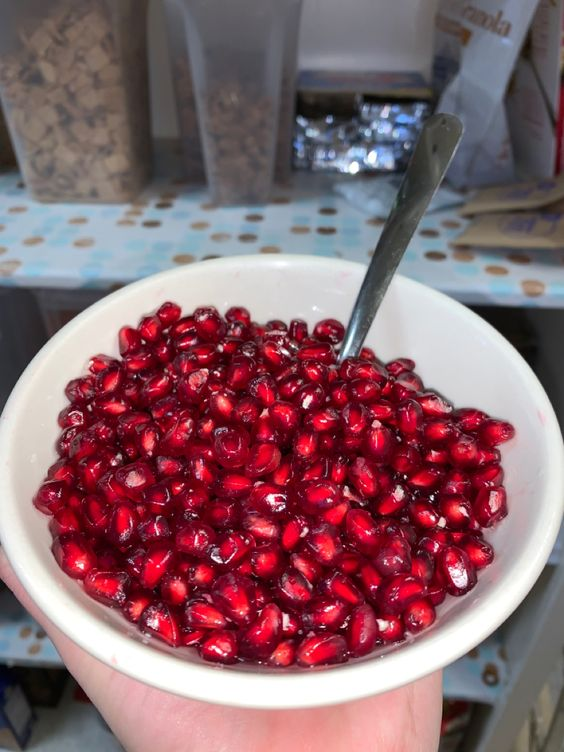 Pomegranate fruit bowls