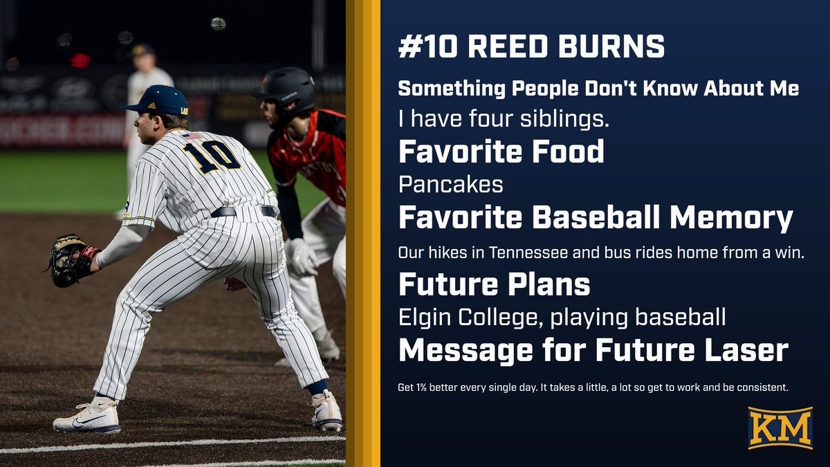 LasersBaseball's tweet image. KM Laser Baseball Class of 2024 #10 Reed Burns!!!