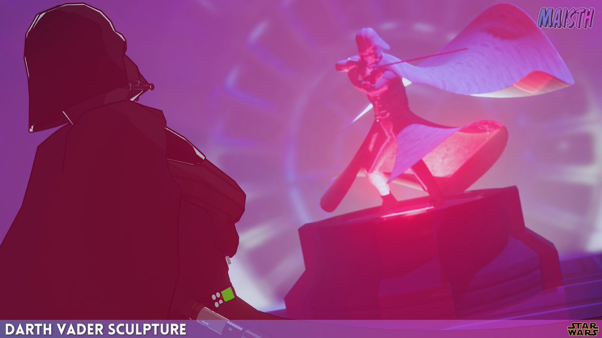 DaMaisth's tweet photo. A sculpture has arrived at Darth Vader’s place… And he’s looking at it, menacingly. Real Talk though does Darth Vader have a statue of himself?
Follow me for more renders!
#3d #3dart #fanart #cartoon #anime #deathstar #StarWars #darthvader #blender #scultpure #starwarsfanart https://t.co/T1avkP52il