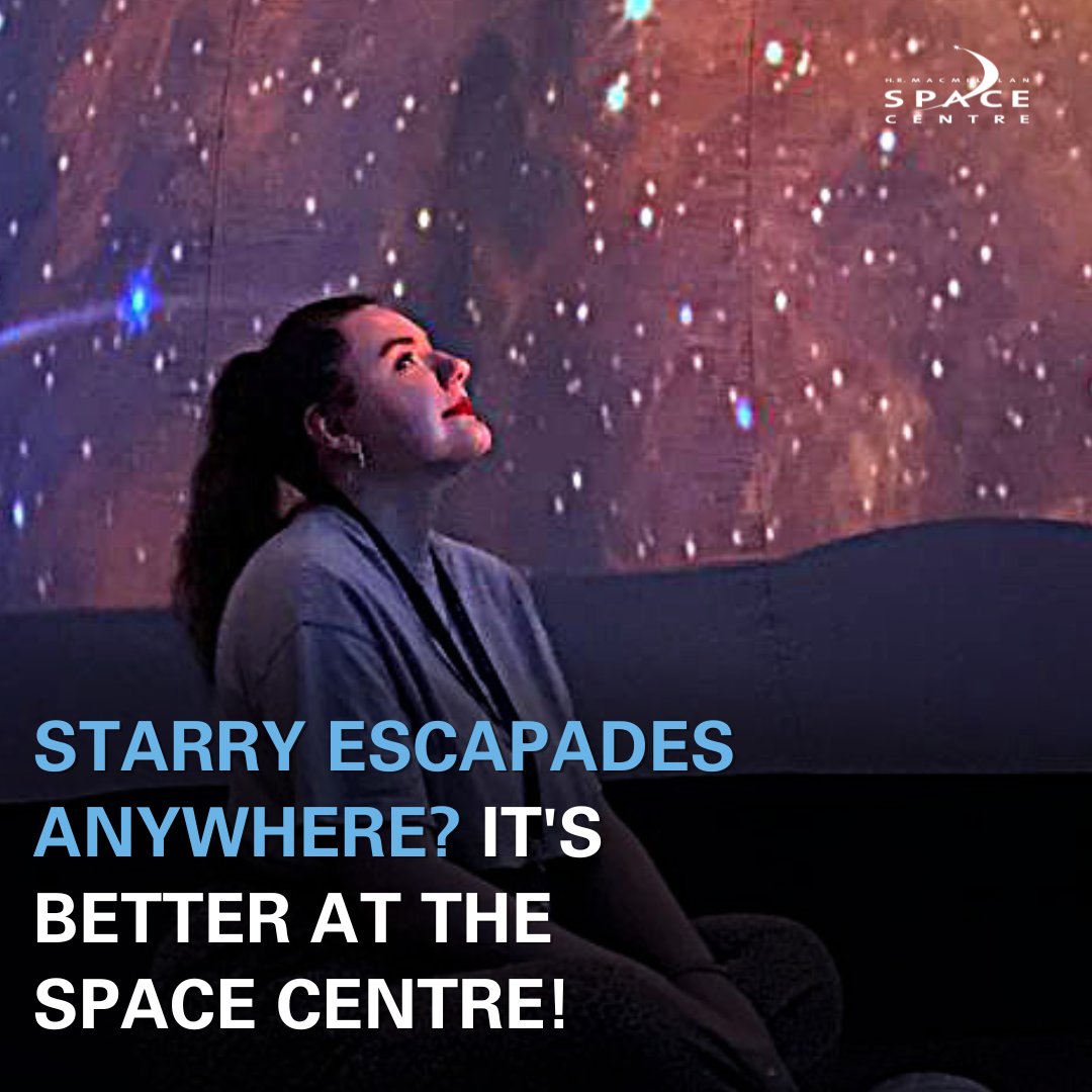 Experience the universe like never before with our portable planetarium!. Perfect for community centers, schools, and any group eager to explore the cosmos up close. 🌌🚀 Find more details here: spacecentre.ca/group-visits/
