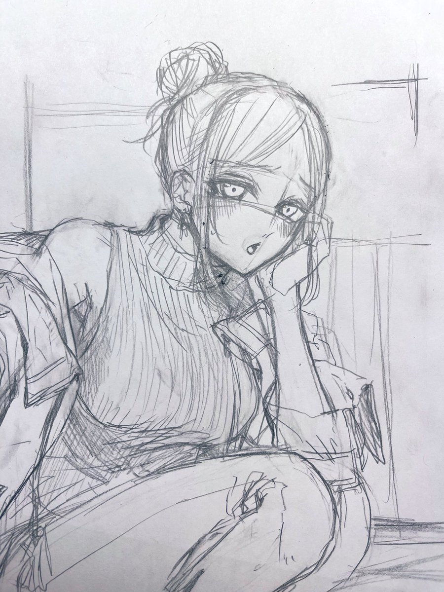 下絵かわいい🦆カモ 