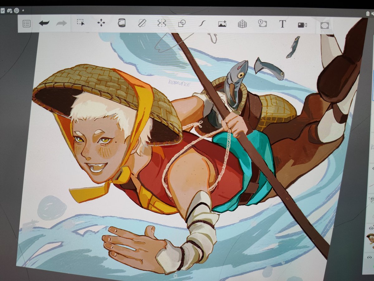 my little fisher monk 🐟 #DnD