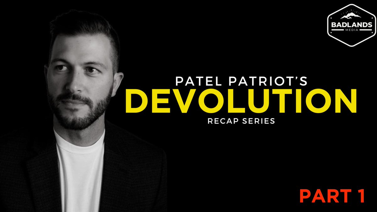 Devolution Recap Series - Part 1

Now live on the <a href="/BadlandsMedia_/">Badlands Media</a>  Rumble Channel.

Join me as as I go through the entire original Devolution Series, one video at a time with added commentary. 

Link in next tweet 👇