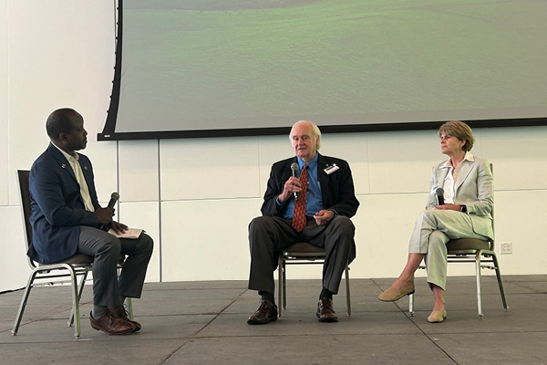 Dr. Francis led a special guest panel this morning with Debara Tucci, MD, MS, MBA and Blake Wilson, PhD, DSc, DEng. @DukeGHI @dukenus @NIH @NIDCD #HealthierConnections2024