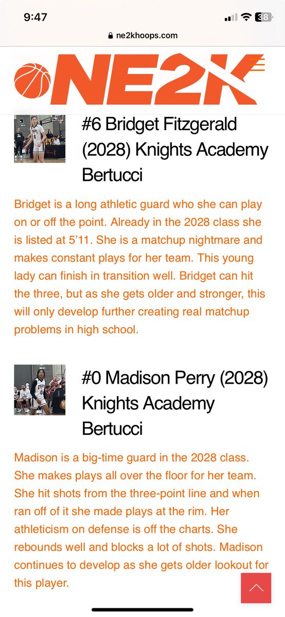 KBA2028Academy (@kba2028academy) on Twitter photo Some recognition for two of our players from this weekend’s full TEAM effort in taking home The Classic 2028 NEXXT division championship <a href="/KBAfamily/">Knights Basketball Academy</a> <a href="/PheeElite/">Napheesa Collier Elite</a> <a href="/NE2KHoops/">NE2KHoops</a> @NexxtLeague @B6Fitz <a href="/Maddiehoops0/">Maddie Perry</a> Some recognition for two of our players from this weekend’s full TEAM effort in taking home The Classic 2028 NEXXT division championship <a href="/KBAfamily/">Knights Basketball Academy</a> <a href="/PheeElite/">Napheesa Collier Elite</a> <a href="/NE2KHoops/">NE2KHoops</a> @NexxtLeague @B6Fitz <a href="/Maddiehoops0/">Maddie Perry</a>