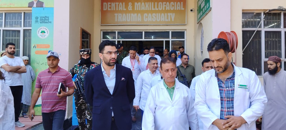 Secretary, Health and Medical Education (H&ME), Dr. Syed Abid Rasheed Shah, today visited Government Dental College (GDC) Srinagar and assessed working of all departments of the hospital besides taking stock of healthcare facilities being made available to the patients. @diprjk